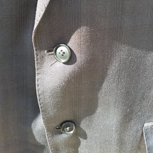 Sean John Blazer Suit Jacket Gray 42R - 2 Button Closure - Picture 6 of 16